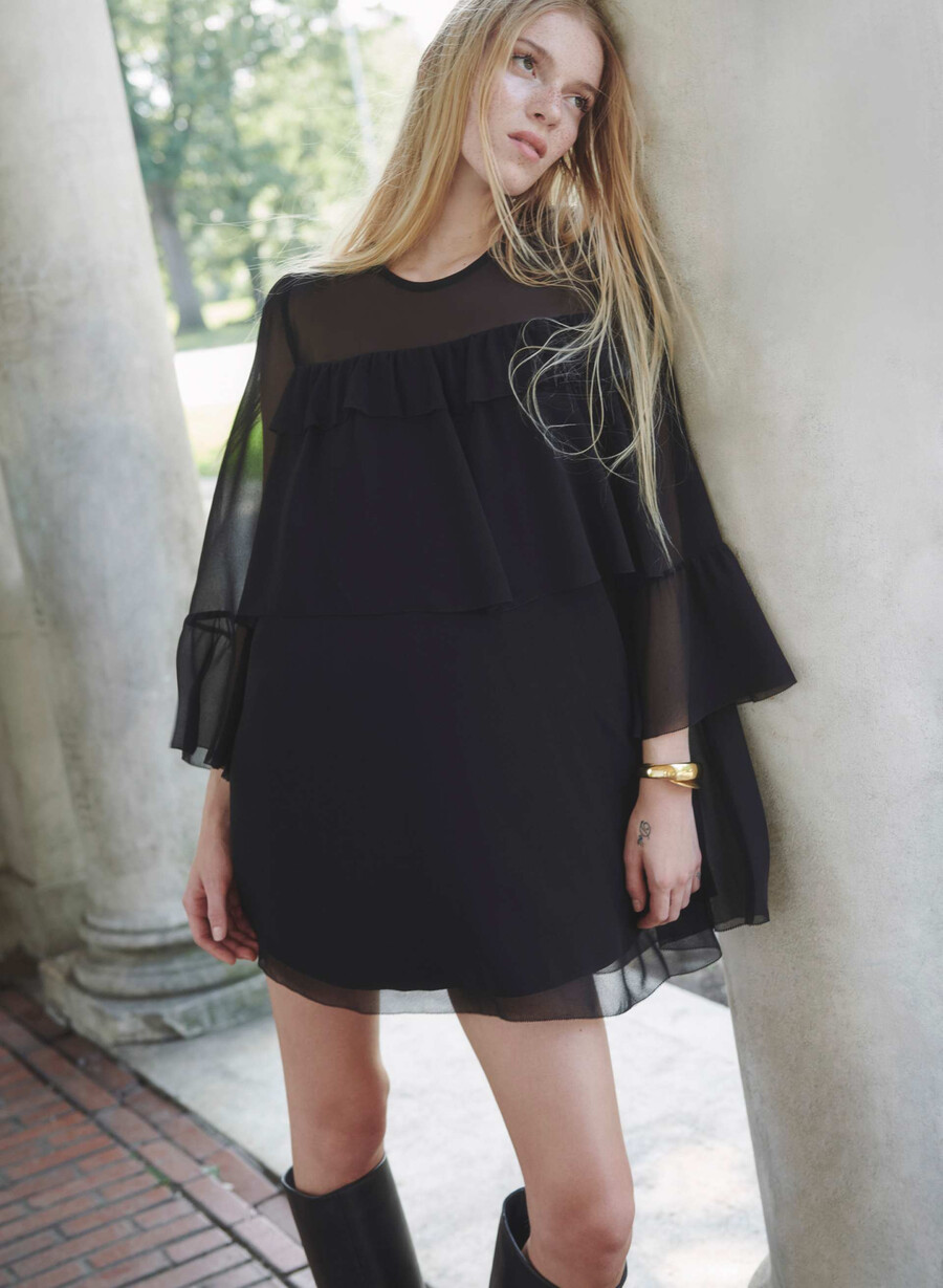 theaterkleid schwarz