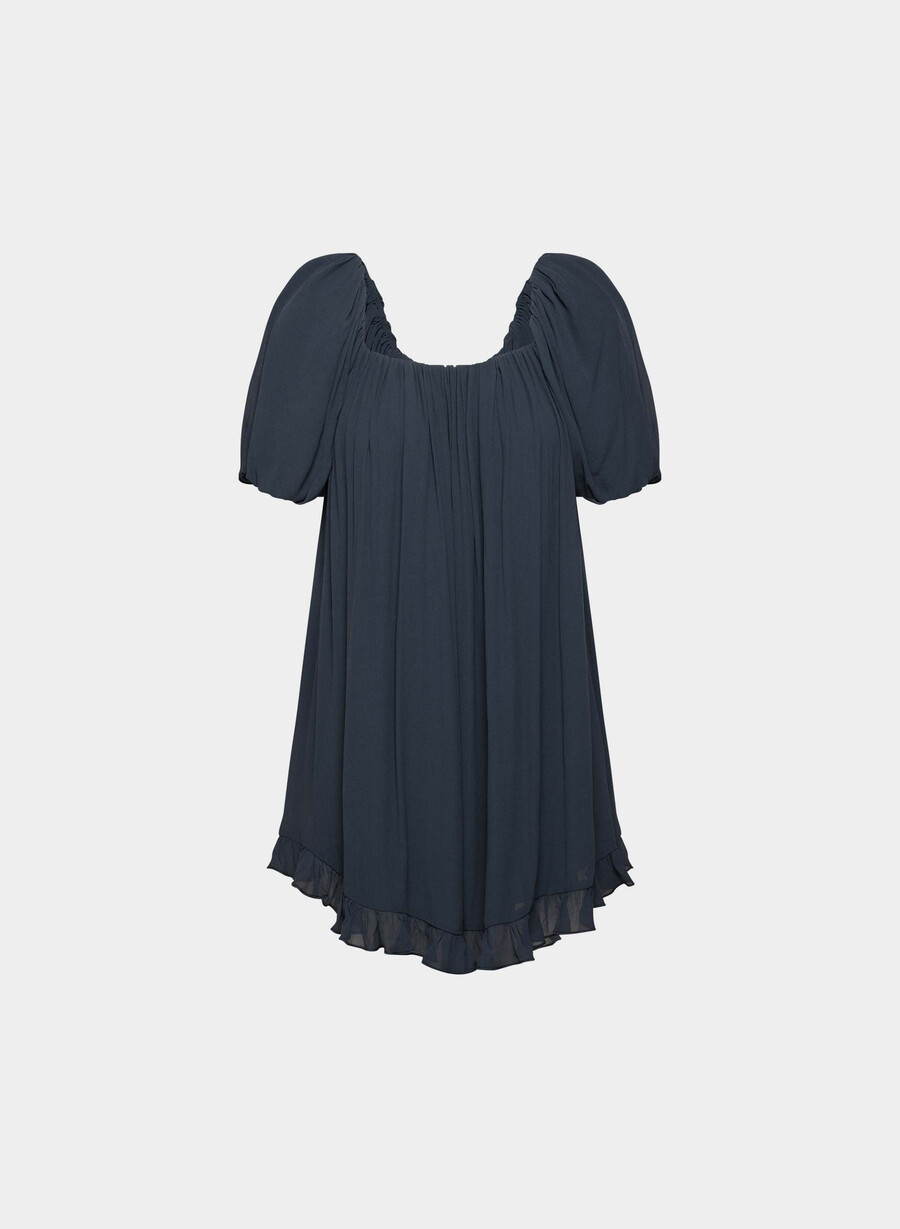 sunset dress dunkel nacht marineblau