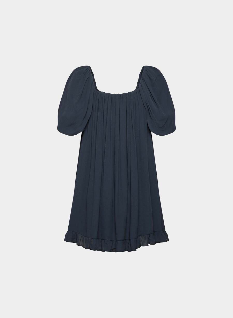 sunset dress dunkel nacht marineblau