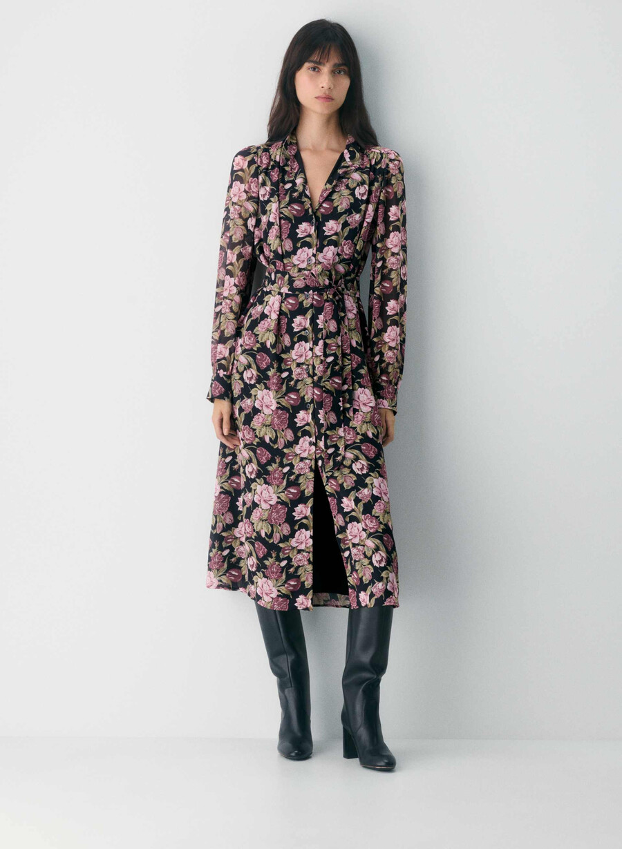 broadway-kleid schwarzfrzn berry