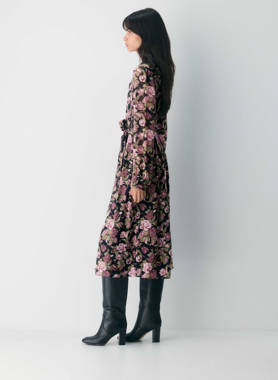 broadway-kleid schwarzfrzn berry