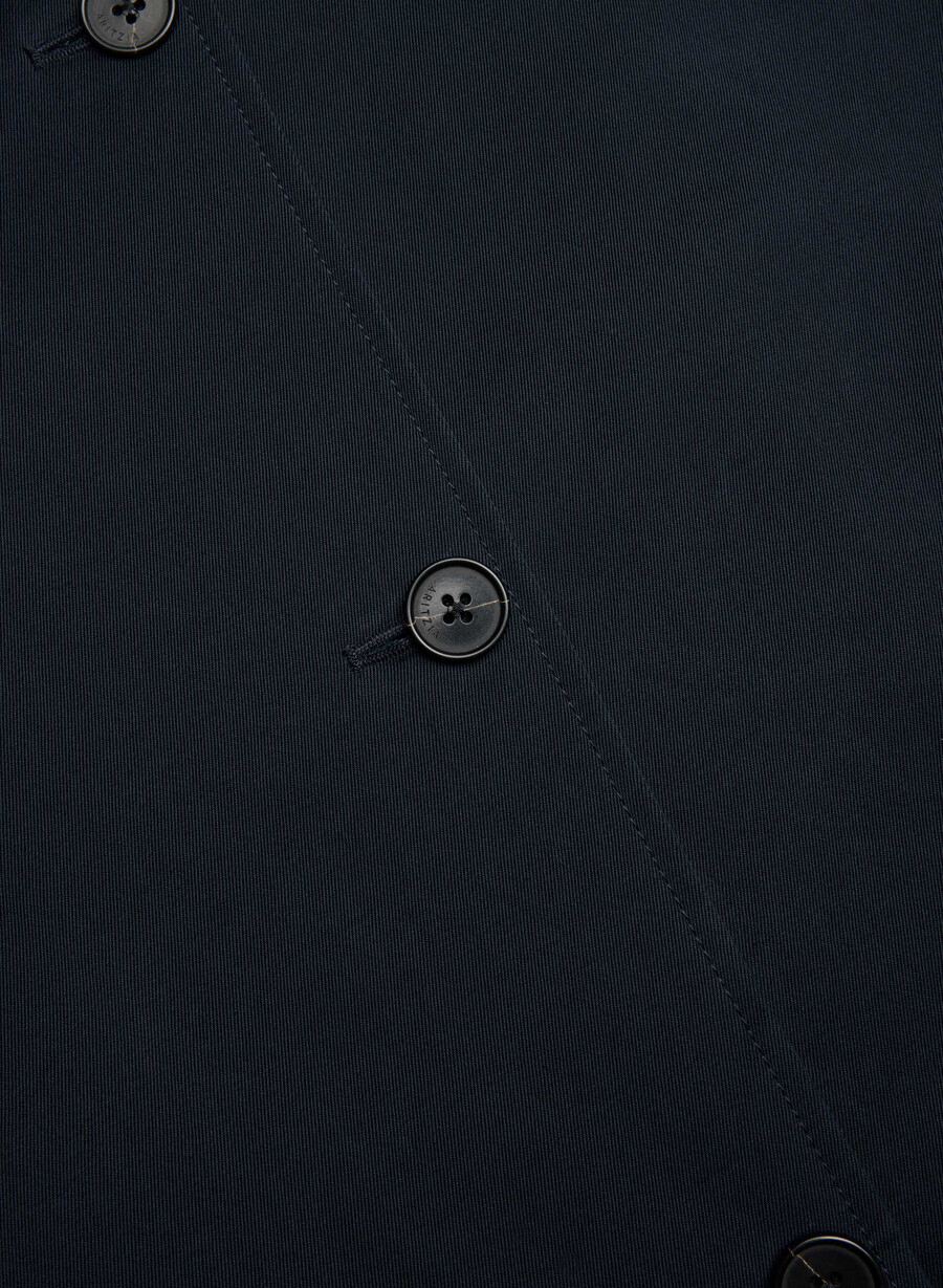 regent trenchcoat – rich twill dunkelblau