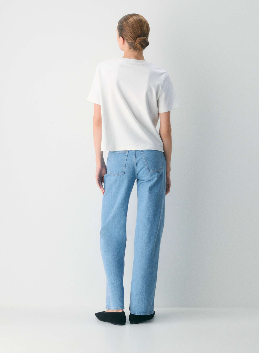 denim forum remy hi-rise wide jeans true super light blu