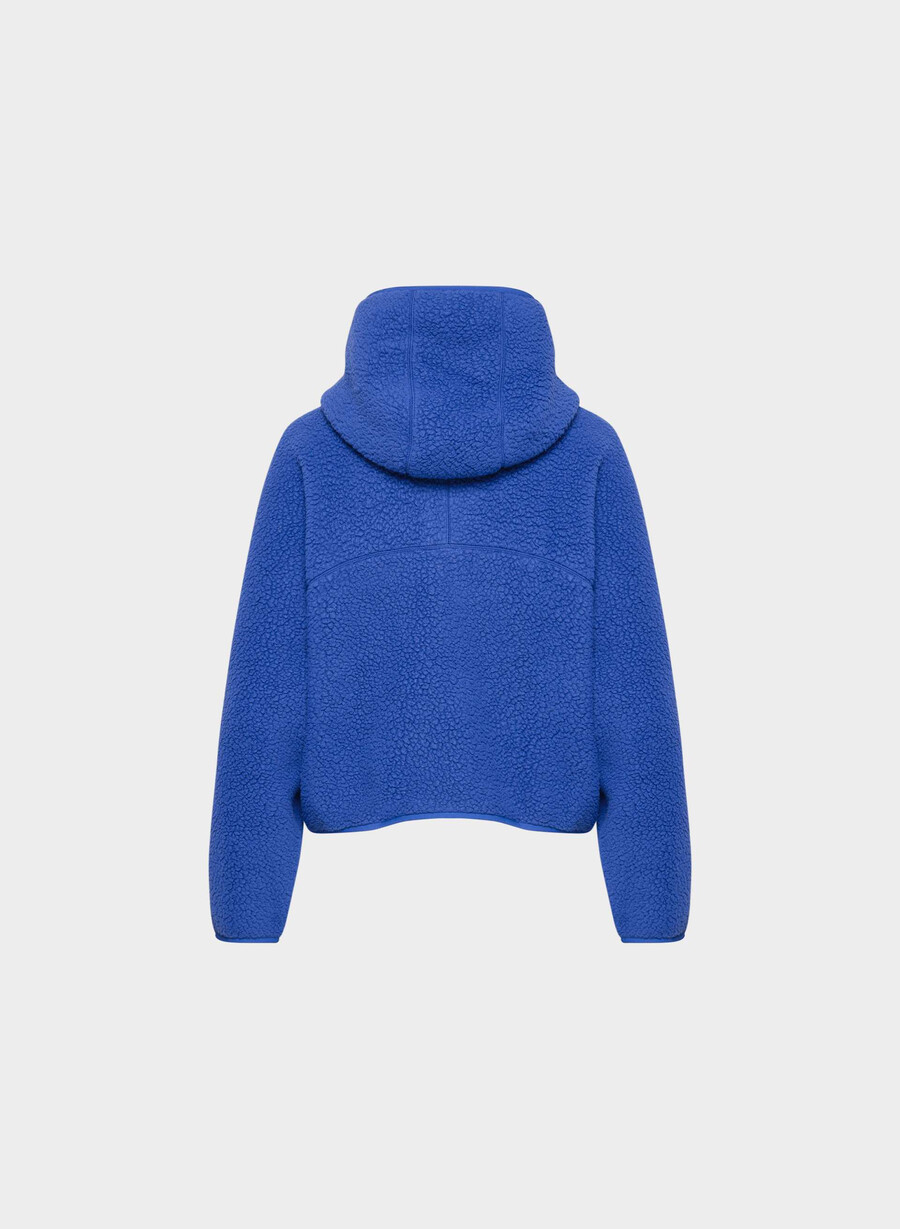 polartec thermal pro 12 zip hi-hip hoodie jazz blue