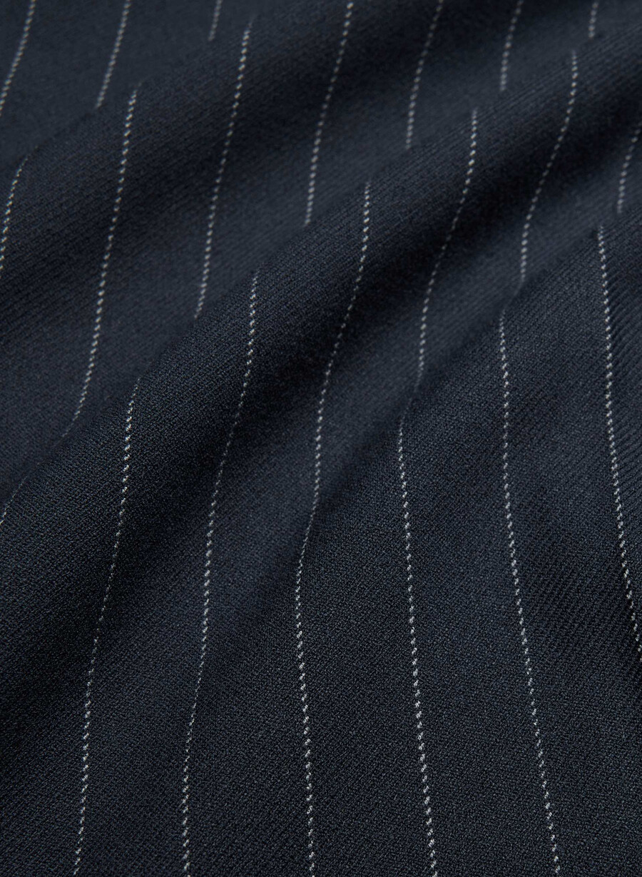 die mühelose hose - twill blk strp dk nt nvyg