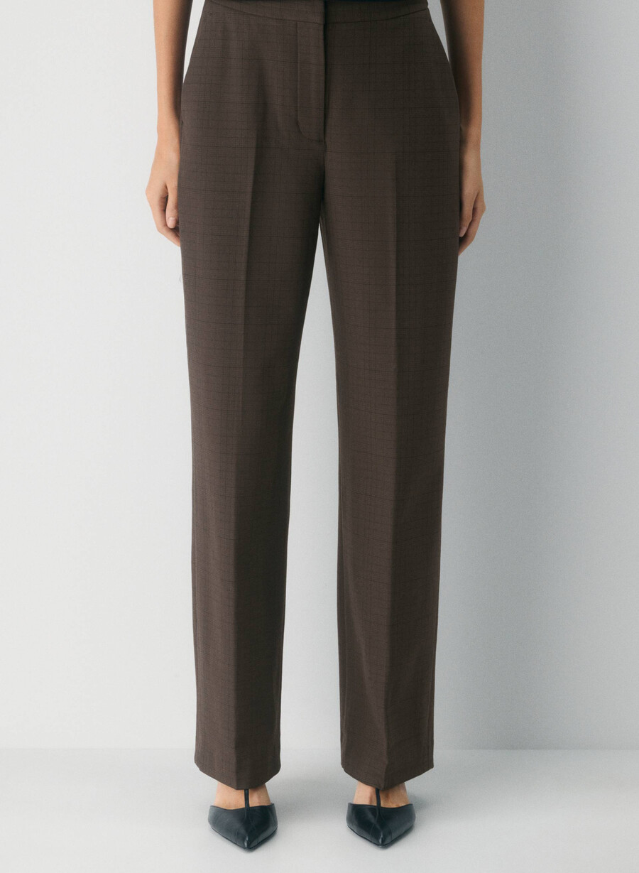 die limitless pant - twill sanford chk rm brblk