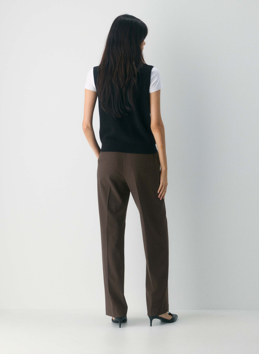 die limitless pant - twill sanford chk rm brblk