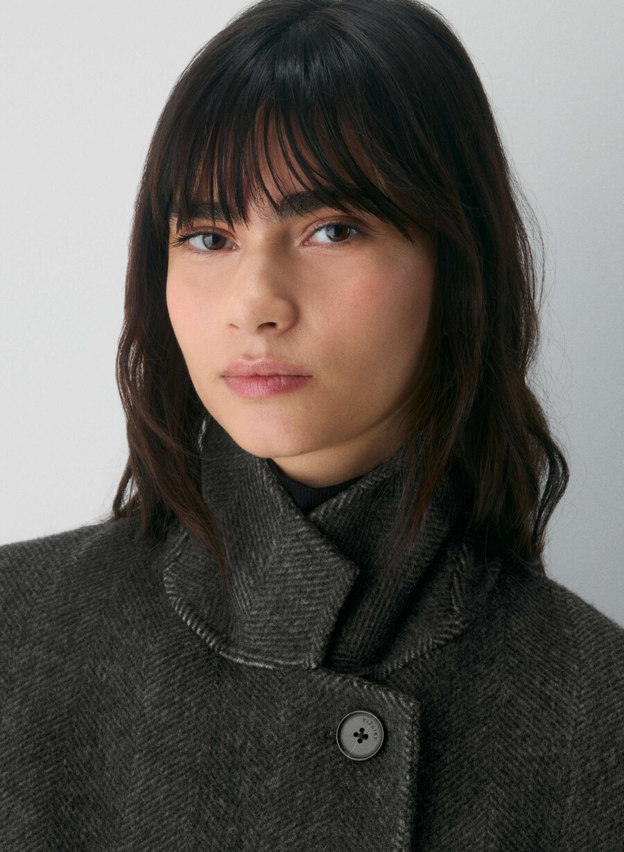der doppelseitige mantel slouch - luxe rewool kent hrgbn h chlhb