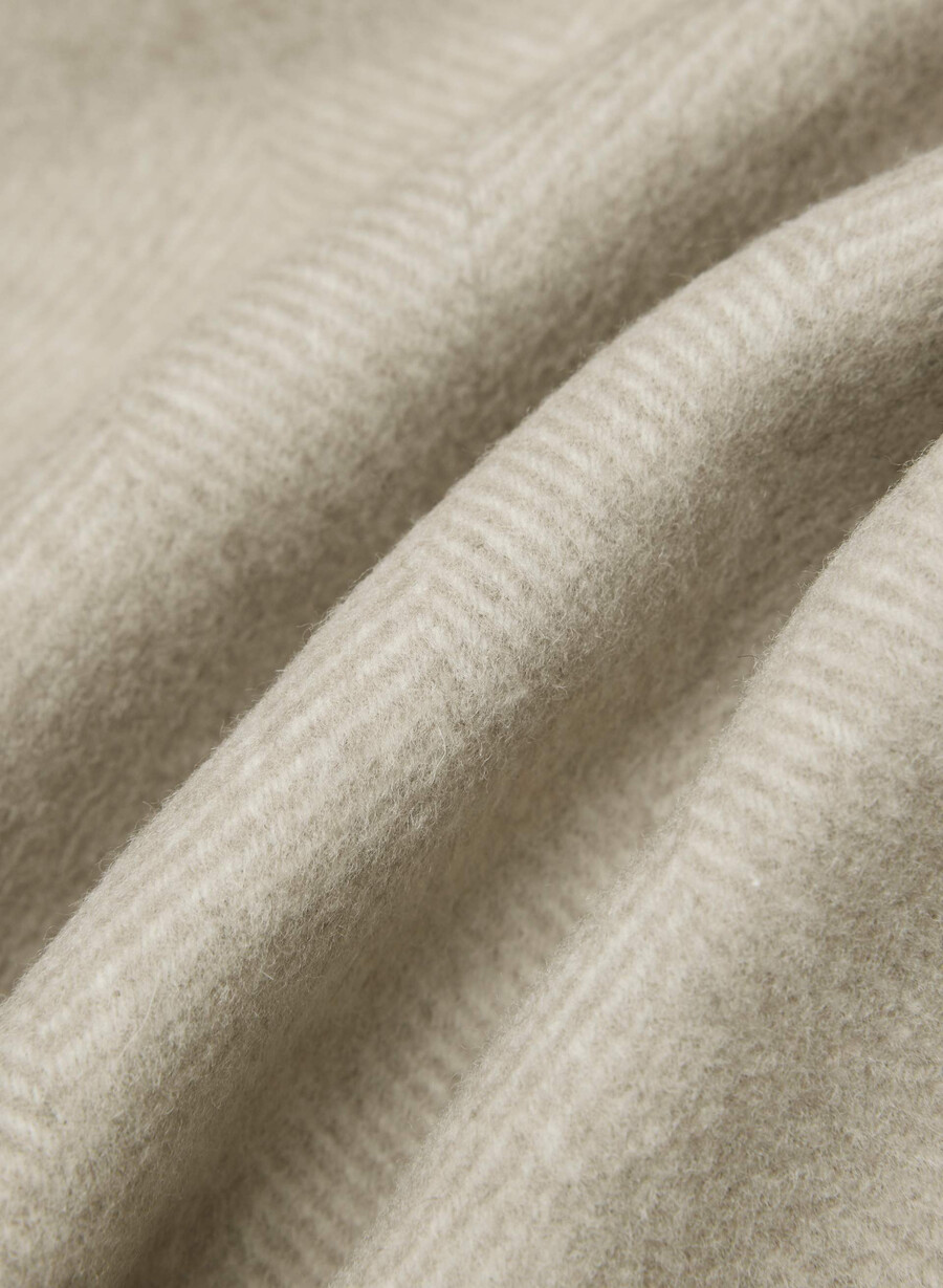 der doppelseitige mantel slouch - luxe rewool kent hrgbn tan kmp