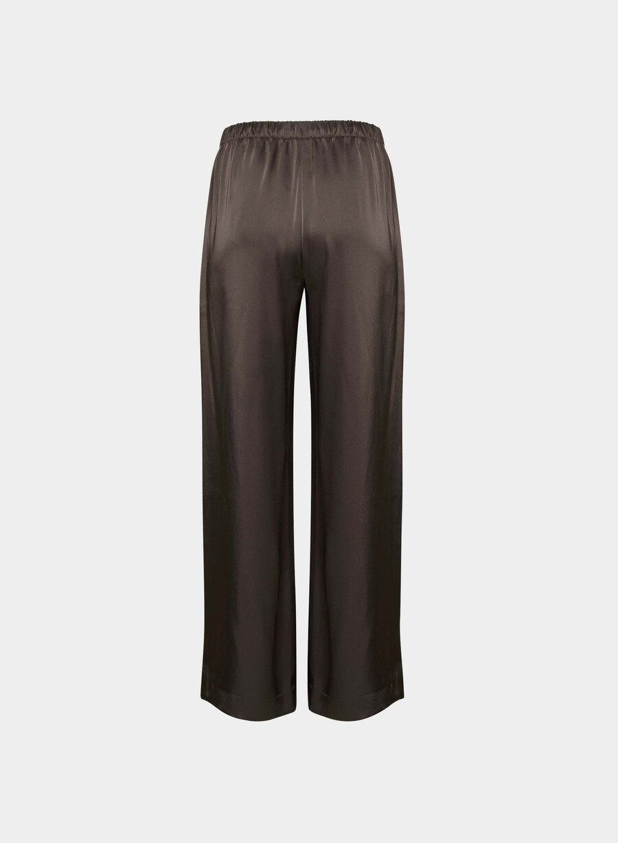 die lodge pant - satin rich mocha brown