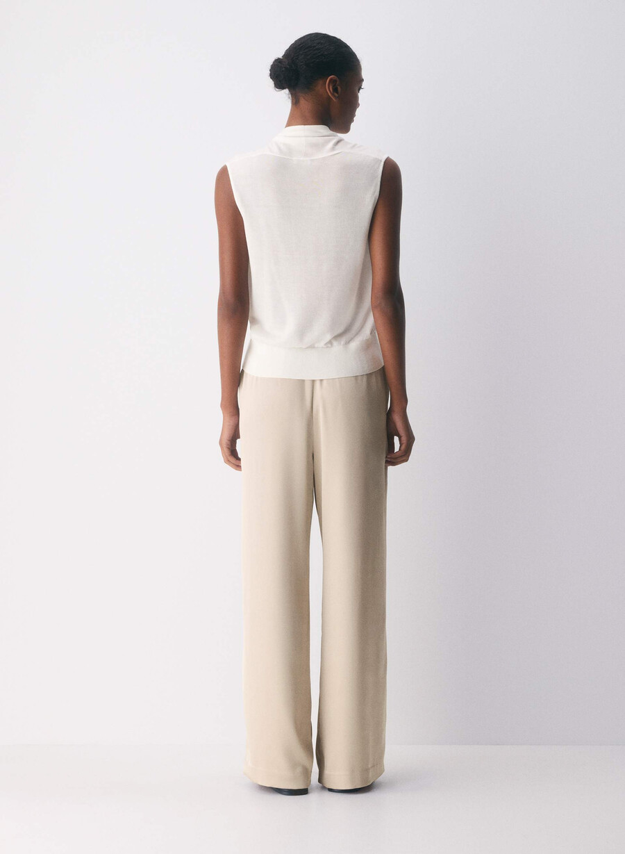 die lodge pant - satin marcona beige
