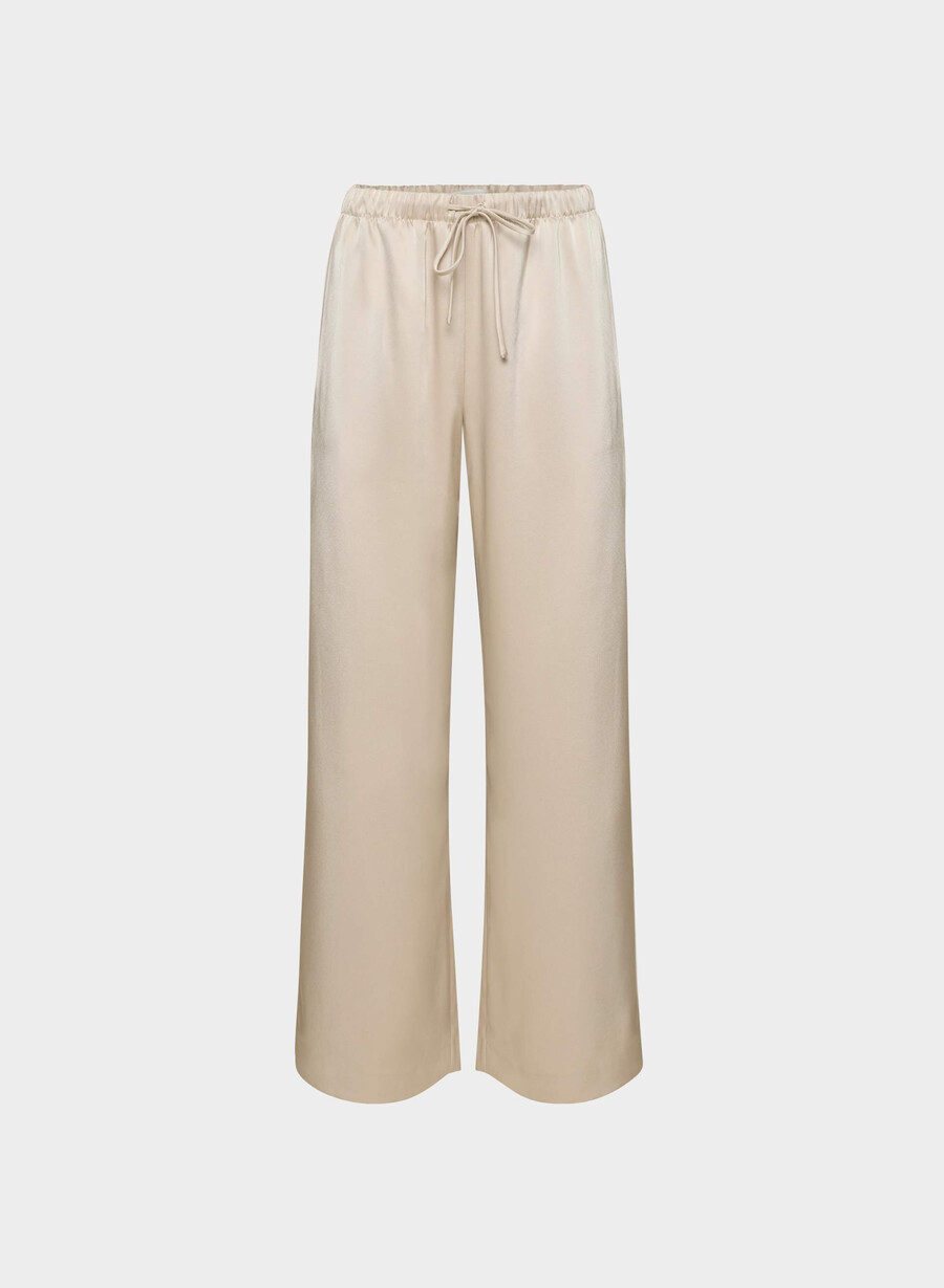 die lodge pant - satin marcona beige