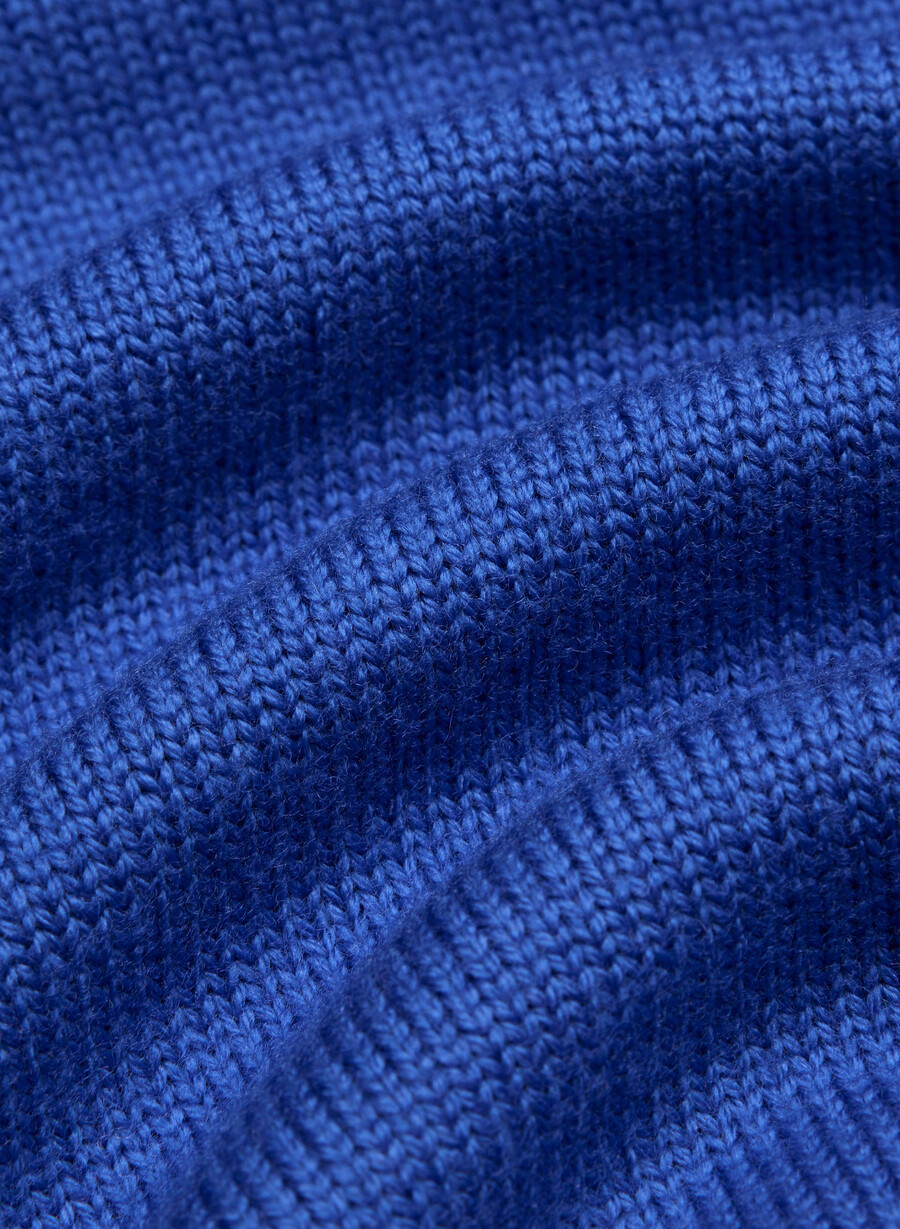 essential merino wool view sweater jazz blue
