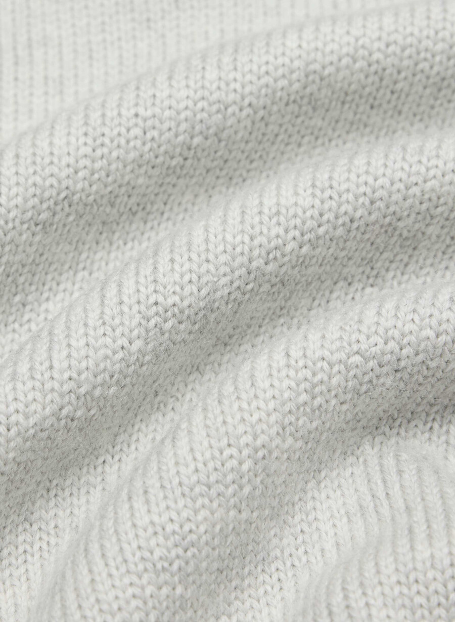 essential merino wool view sweater heather carrara grey