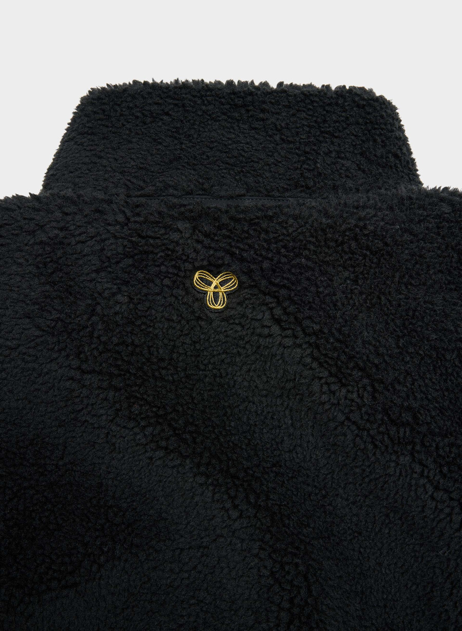 glacier zip hoodie schwarz