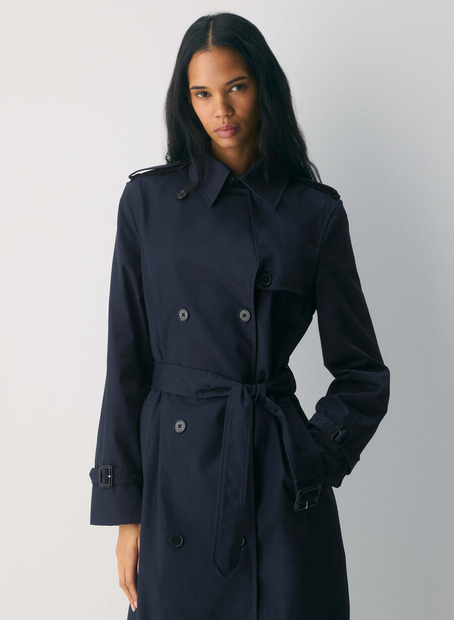 der finch trenchcoat - city twill admiral