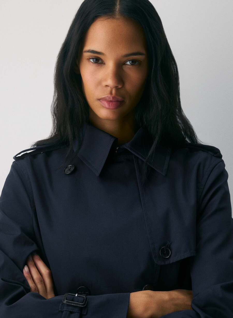 der finch trenchcoat - city twill admiral