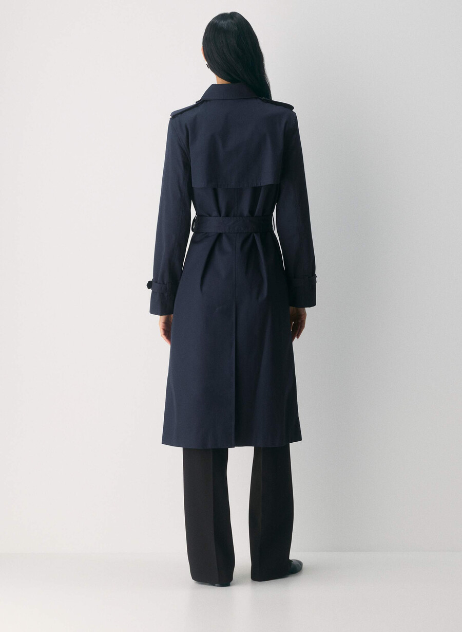 der finch trenchcoat - city twill admiral