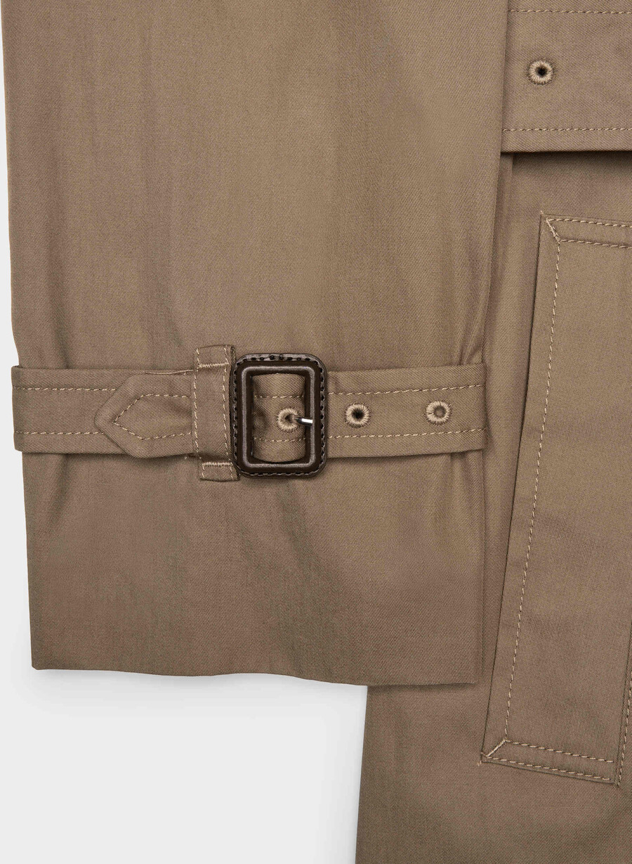 der finch trenchcoat - city twill folio brown