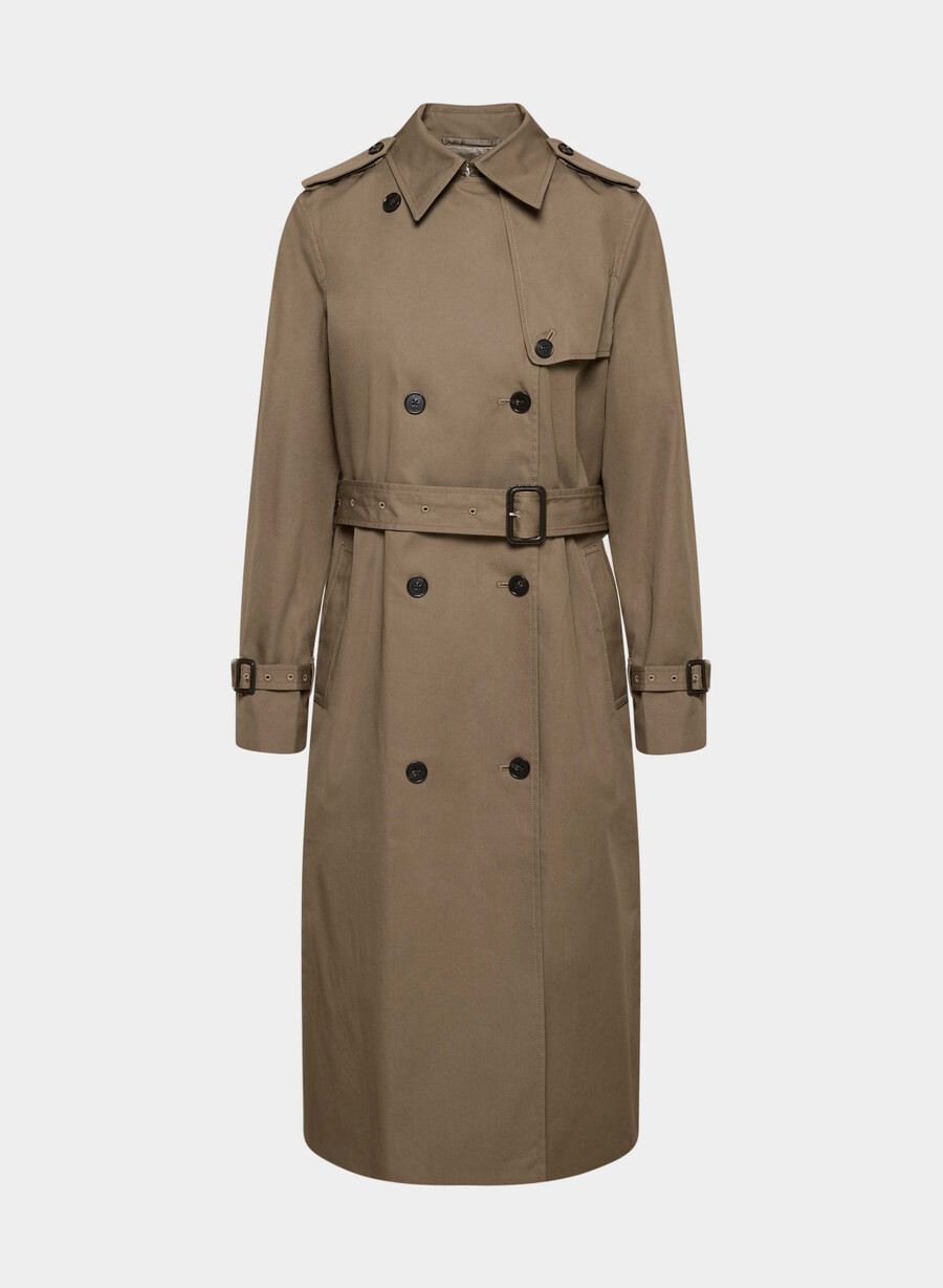 der finch trenchcoat - city twill folio brown