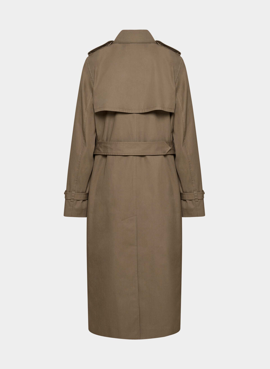 der finch trenchcoat - city twill folio brown