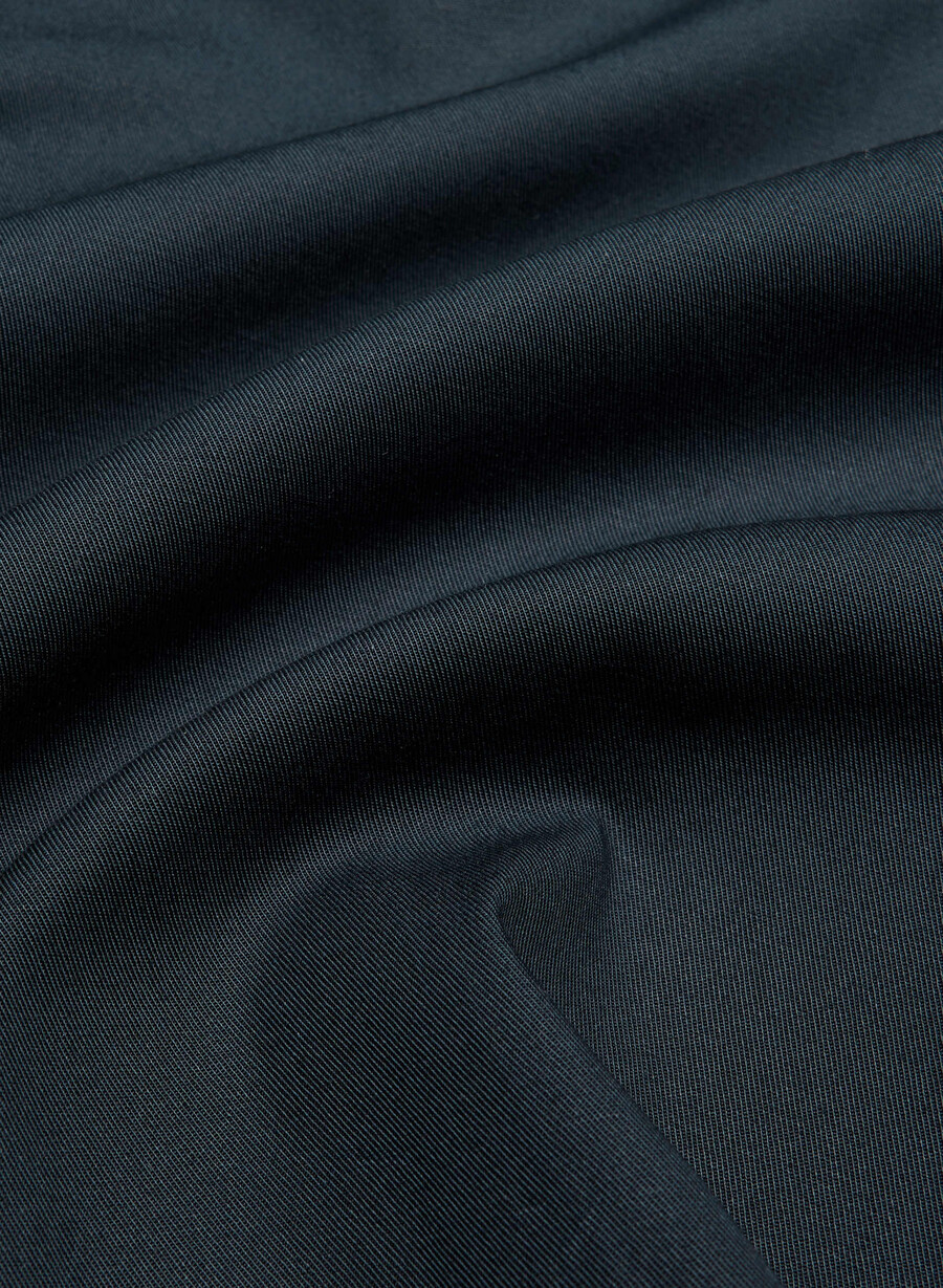neuer the finch mid trench coat – city twill dreaming blue