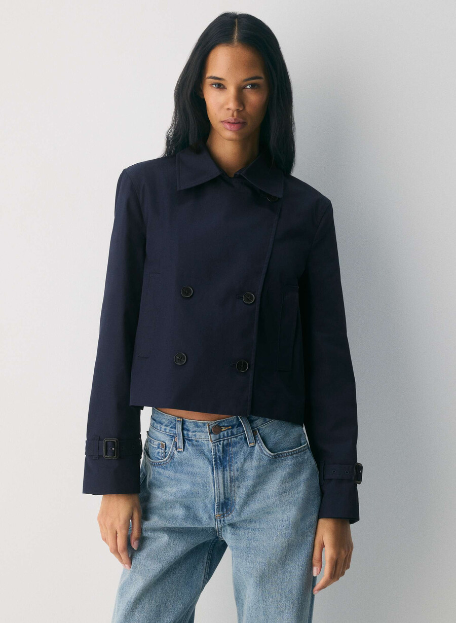 der esquire trenchcoat - city twill admiral