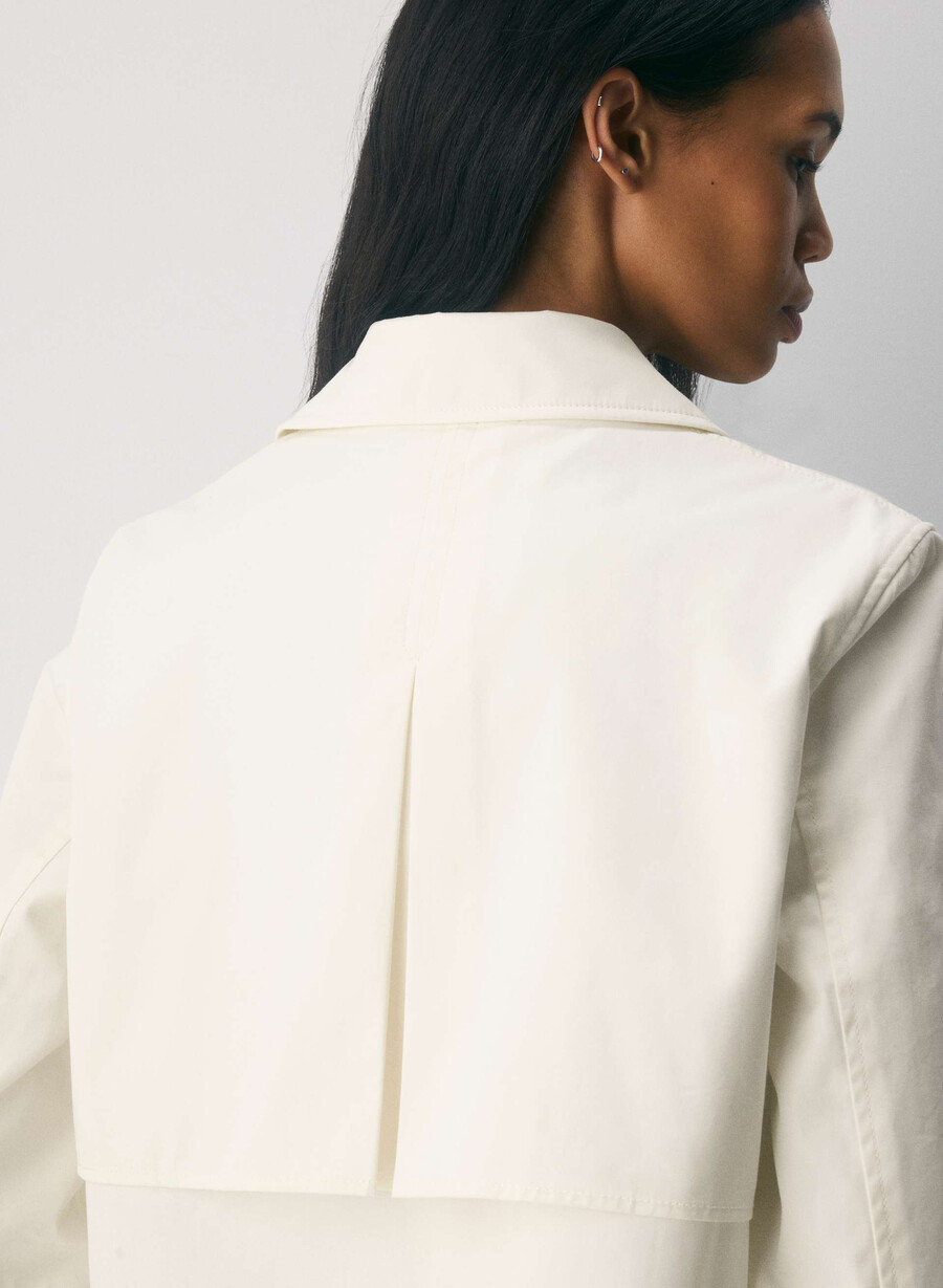 der esquire trenchcoat – city twill hellbirke