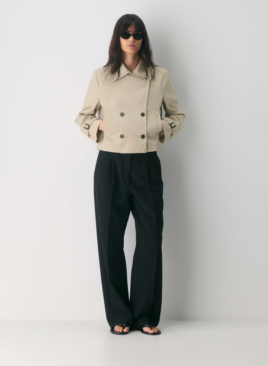 esquire trenchcoat – city twill marcona beige