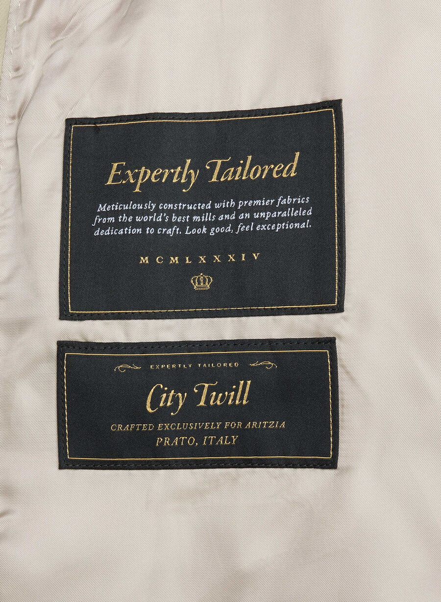 esquire trenchcoat – city twill marcona beige
