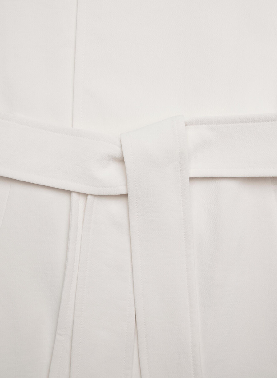 der splendor trenchcoat - crepette hellbirke