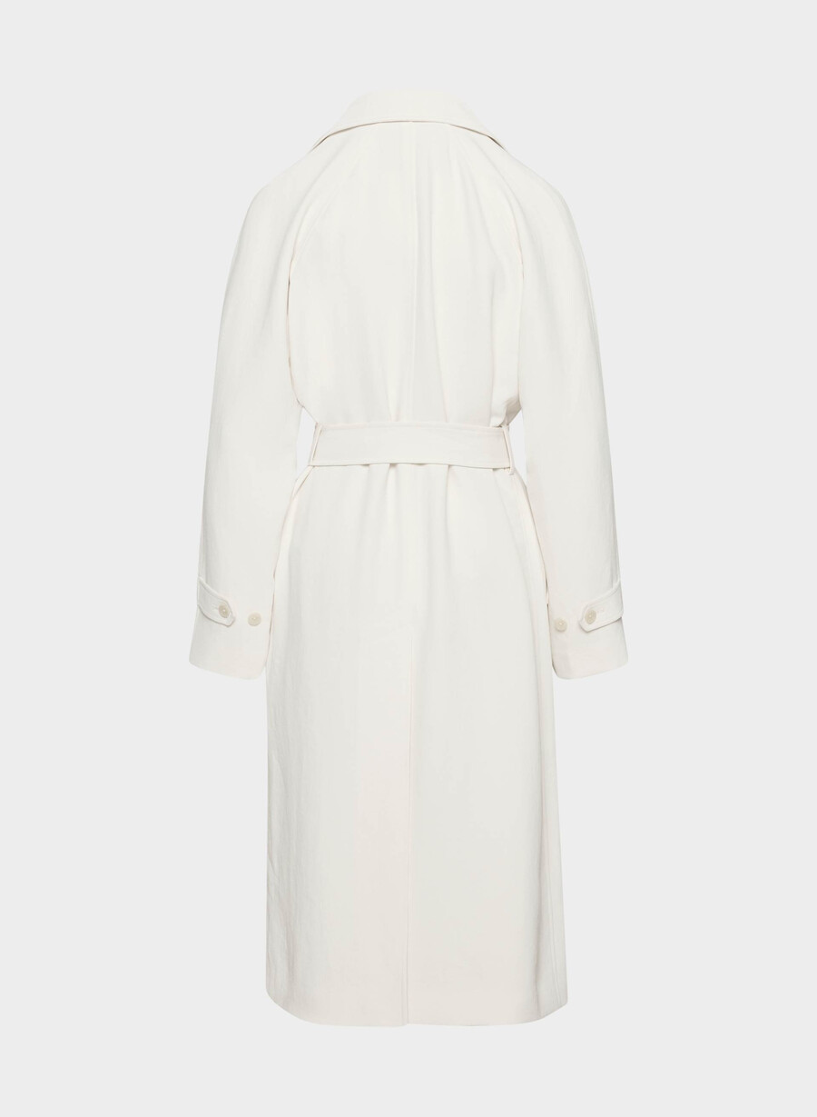 der splendor trenchcoat - crepette hellbirke