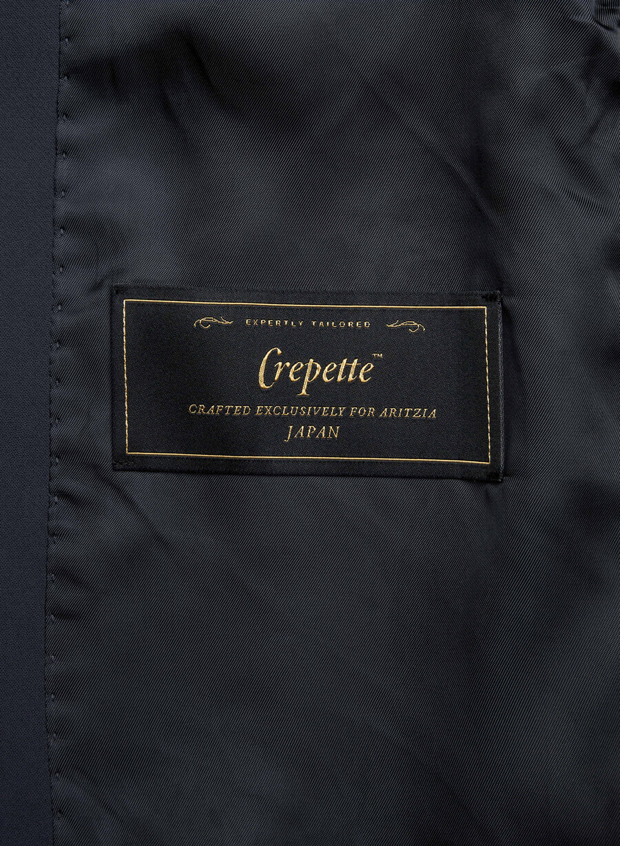 der splendor trenchcoat - crepette dunkelblau