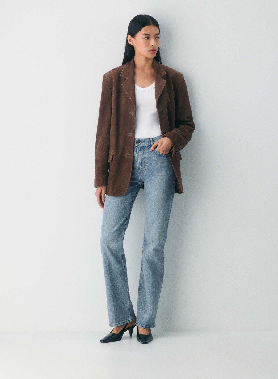 denim forum die chloe hi-rise bootcut jeans bleu bellini please