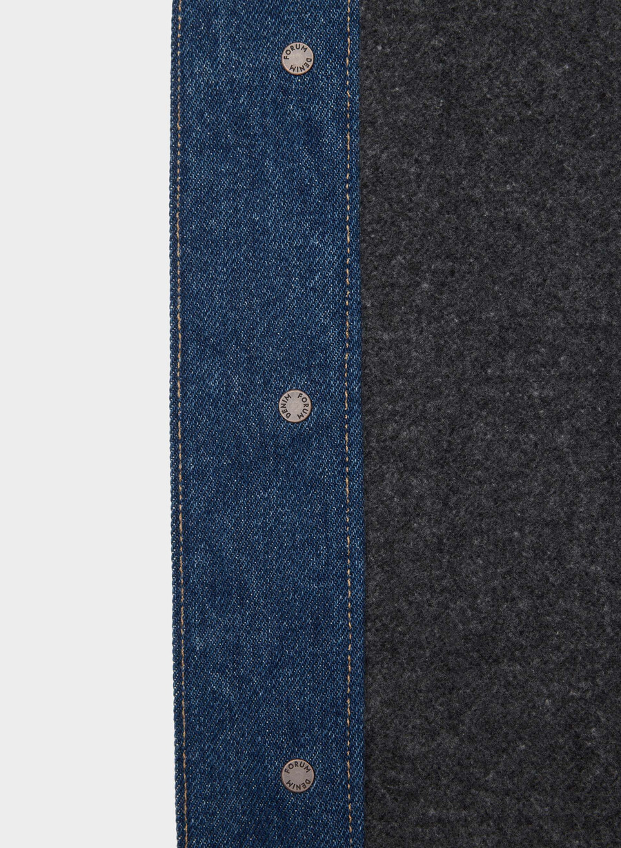 denim forum winona jeansjacke vintage dunkelblau