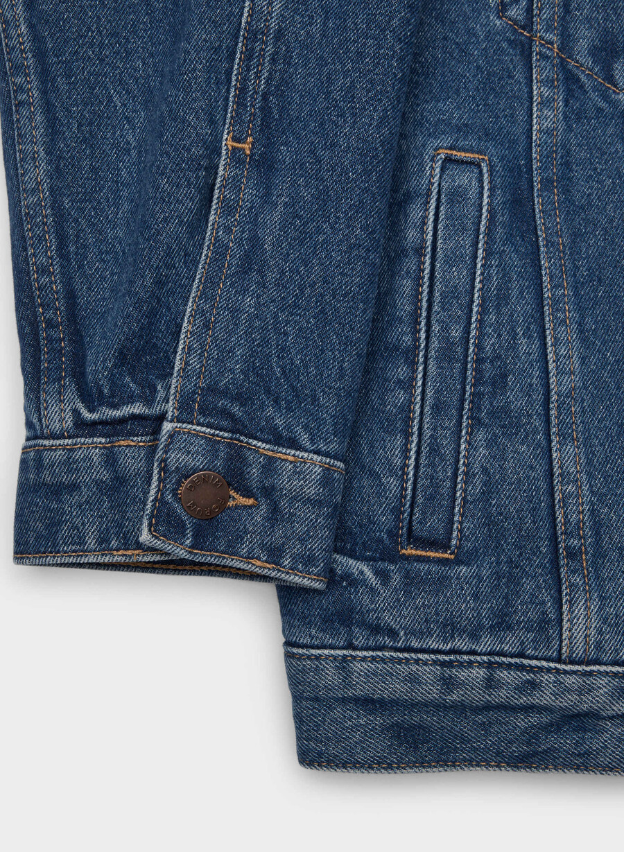 denim forum winona jeansjacke vintage dunkelblau