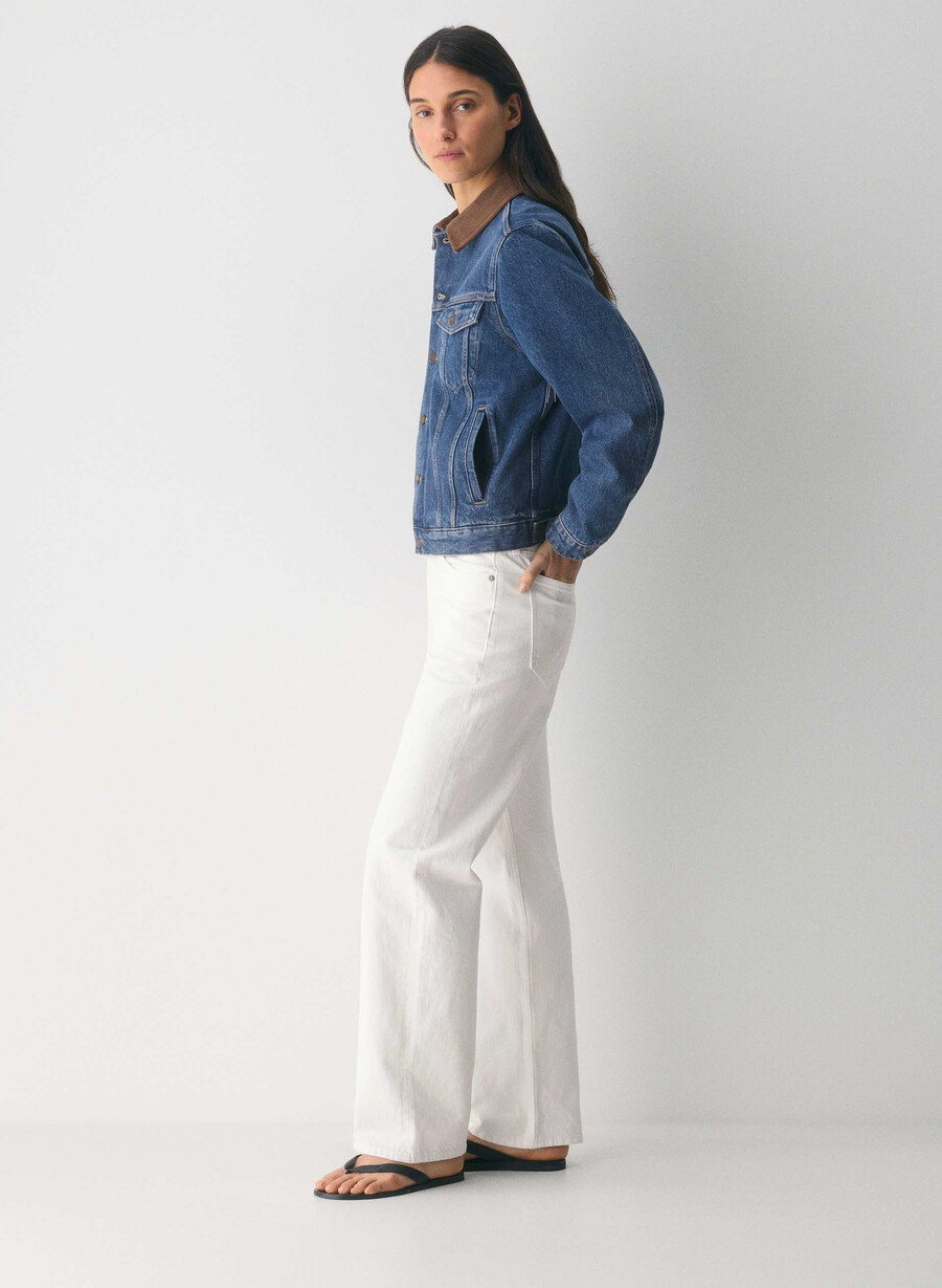 denim forum winona jeansjacke vintage dunkelblau