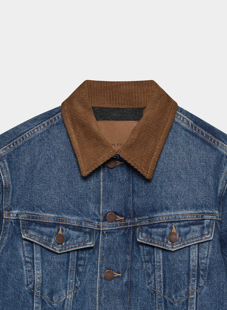 denim forum winona jeansjacke vintage dunkelblau