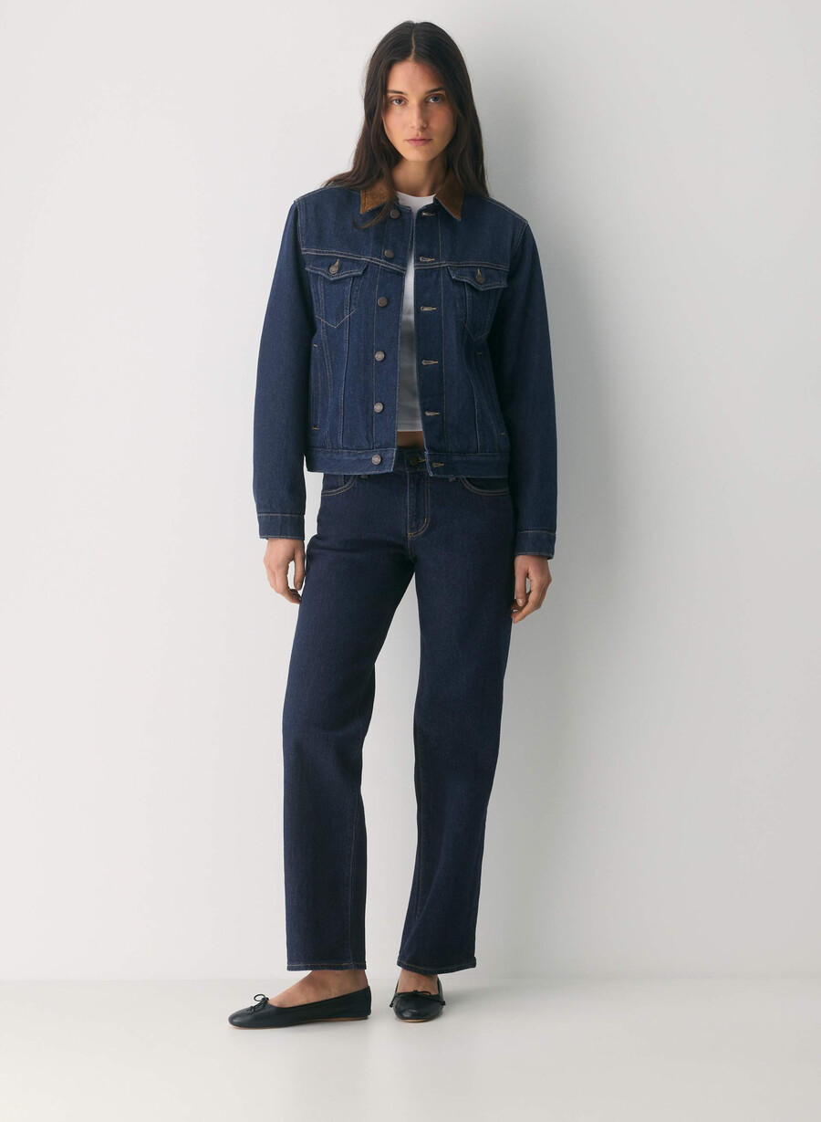 denim forum winona jeansjacke no-stress indg dk bl