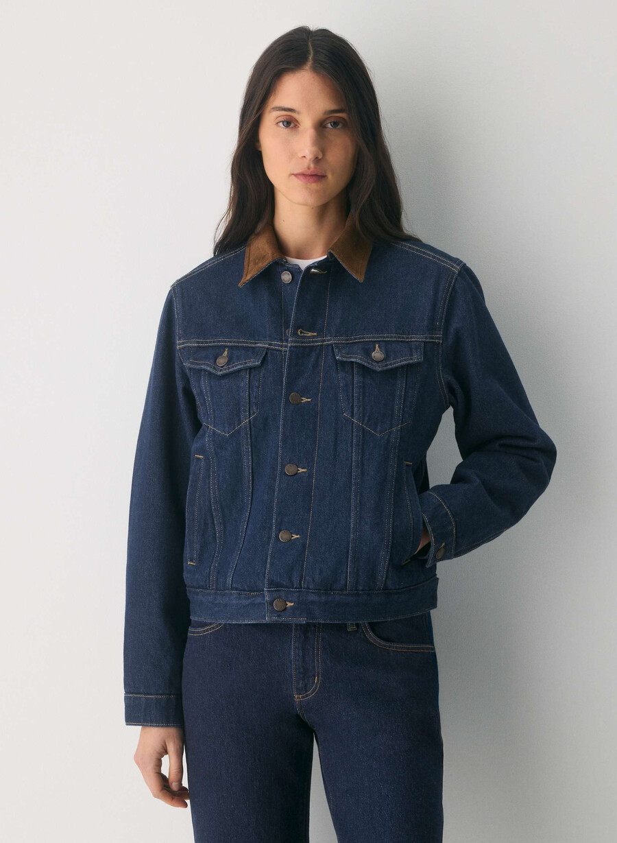 denim forum winona jeansjacke no-stress indg dk bl