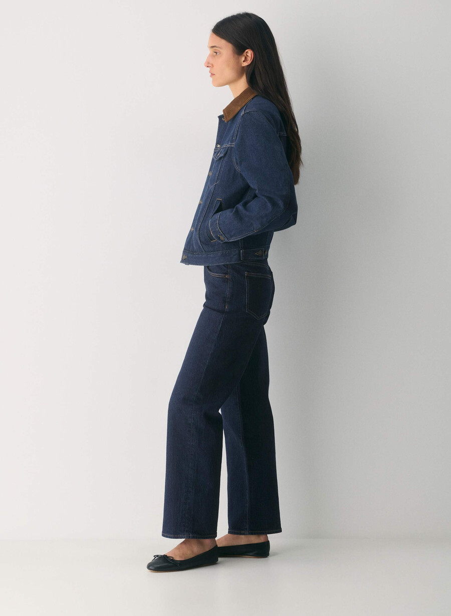denim forum winona jeansjacke no-stress indg dk bl
