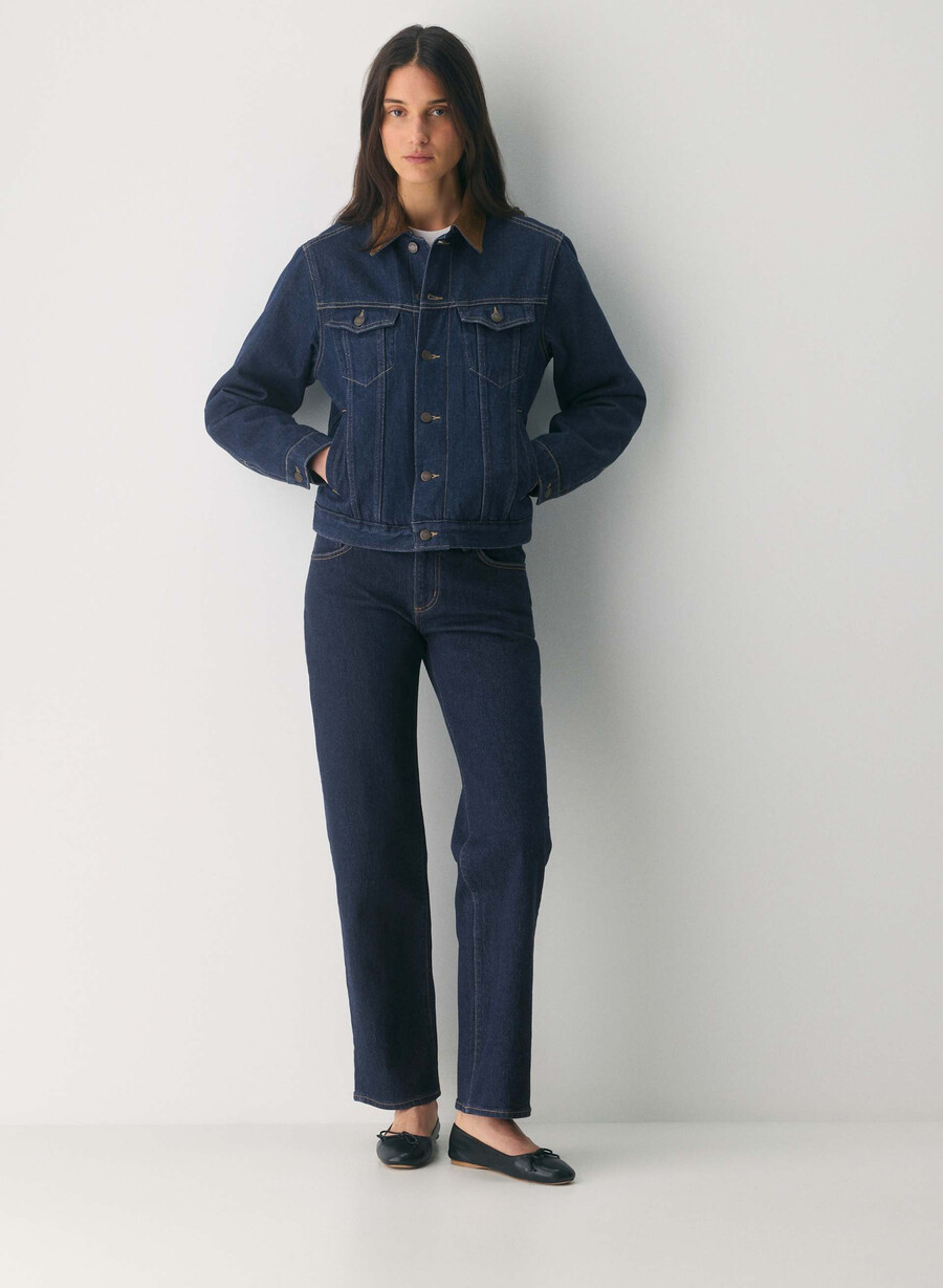 denim forum winona jeansjacke no-stress indg dk bl