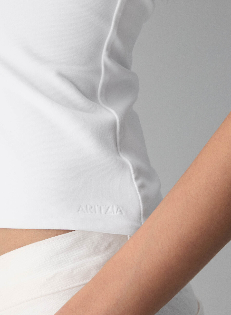 original contour flyer polo-shirt strahlend weiß