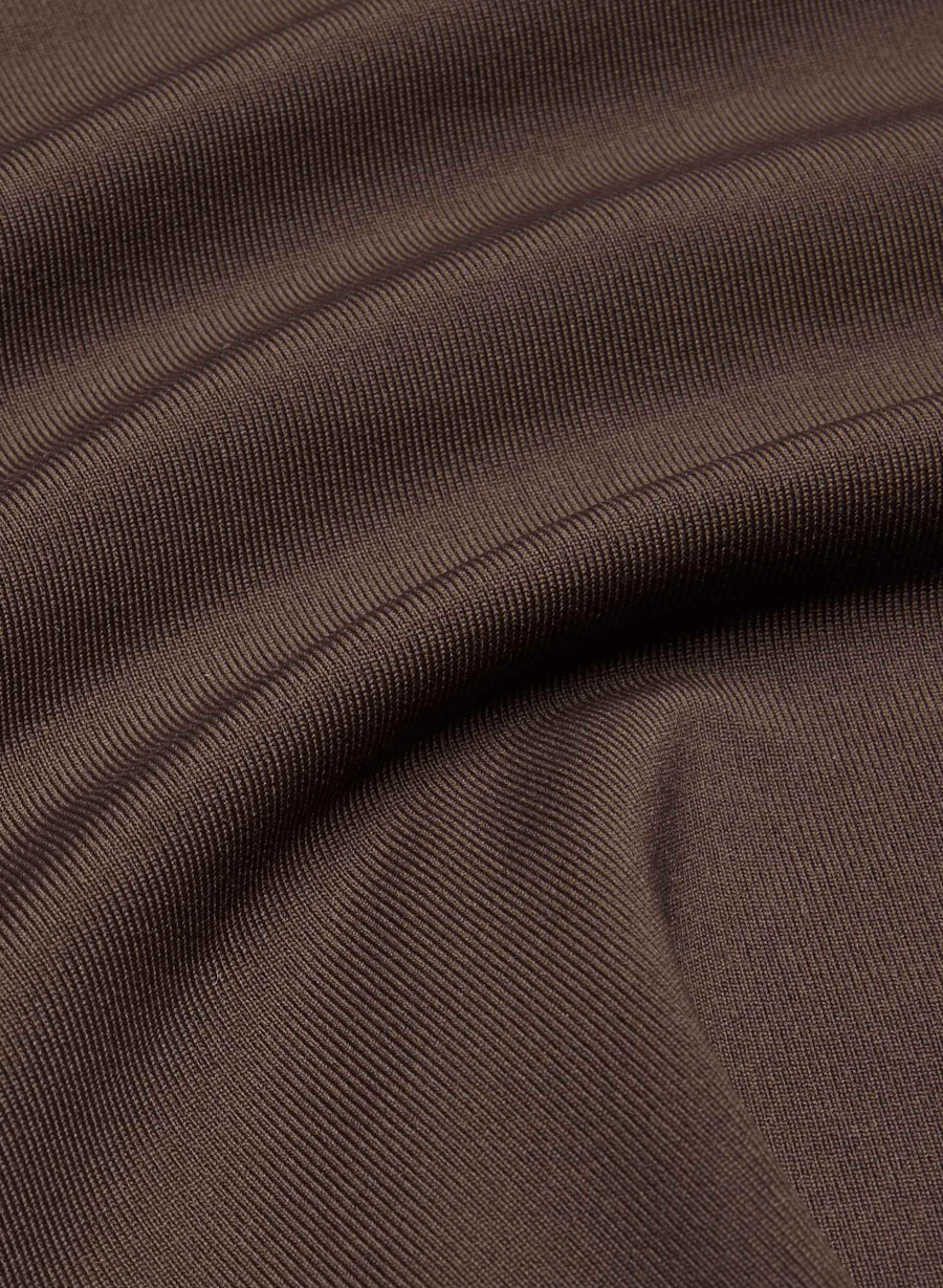 original contour flyer polo-shirt dunkles mochabraun