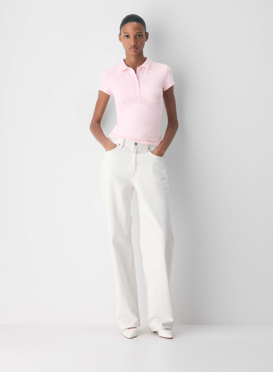 original contour flyer polo-shirt villa pink