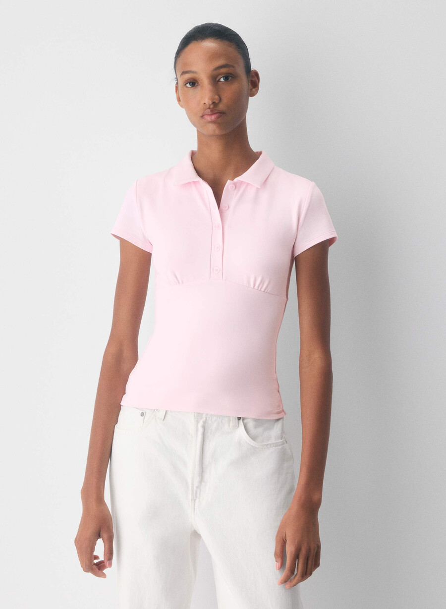 original contour flyer polo-shirt villa pink