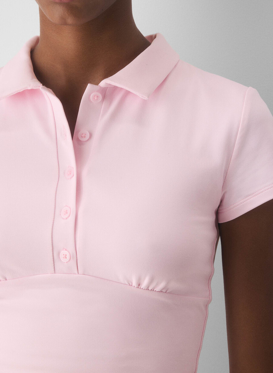original contour flyer polo-shirt villa pink