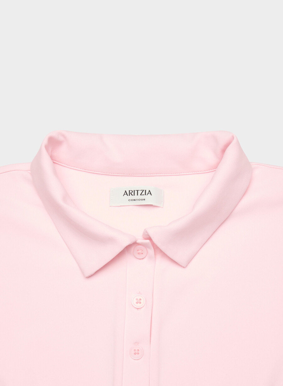 original contour flyer polo-shirt villa pink