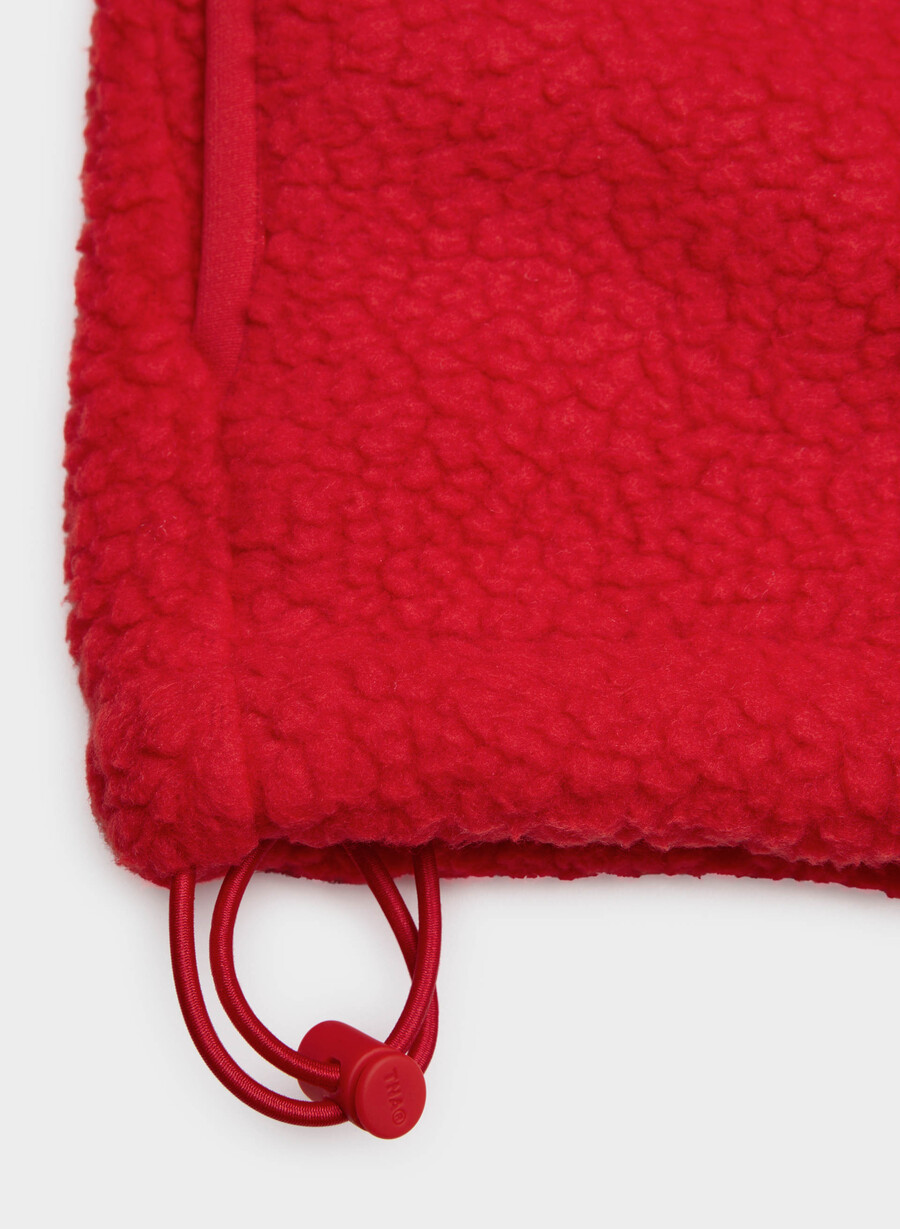polartec thermal pro hoodie blinkend rot