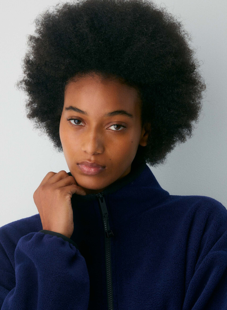 mellow mockneck true indigo